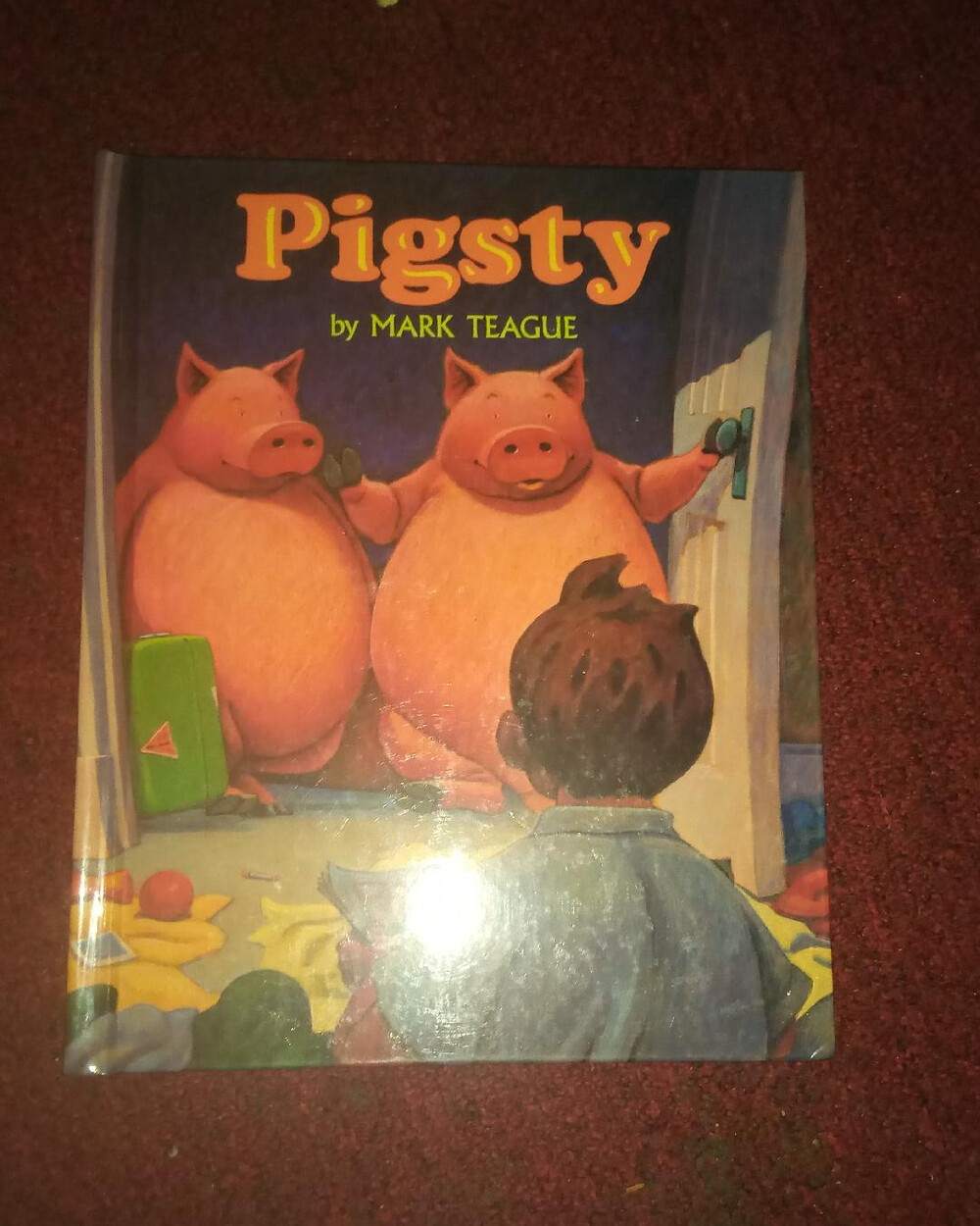 Pigsty By Mark Teague Hardcover Picture Book Kids book2